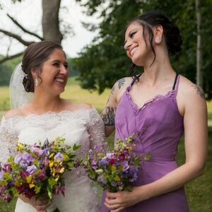 Purple Bridesmaids Dress Lace Detail David's Bridal Formal